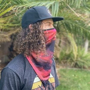 New Mens Red Winter snowboard Facemask